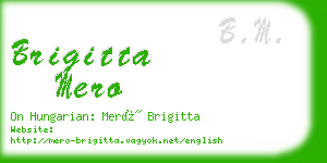 brigitta mero business card